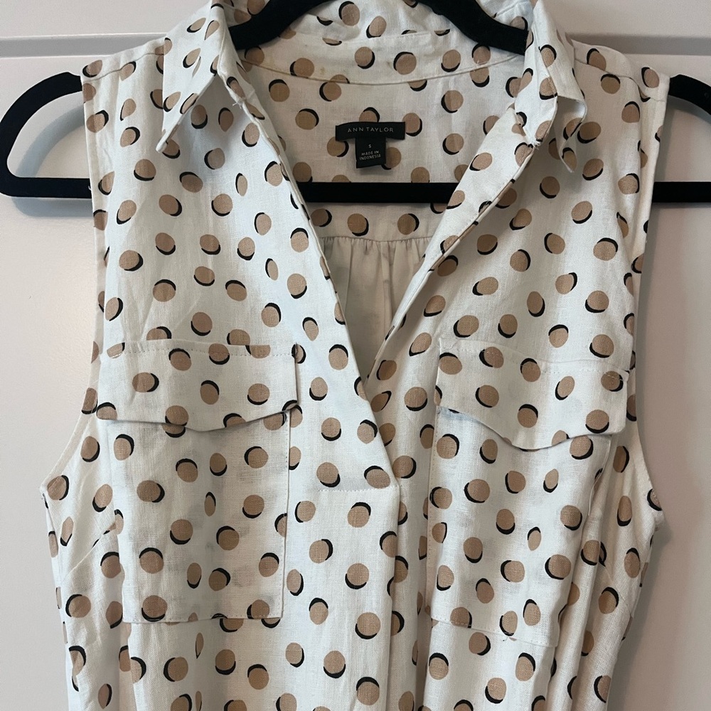 Ann Taylor small linen dress
